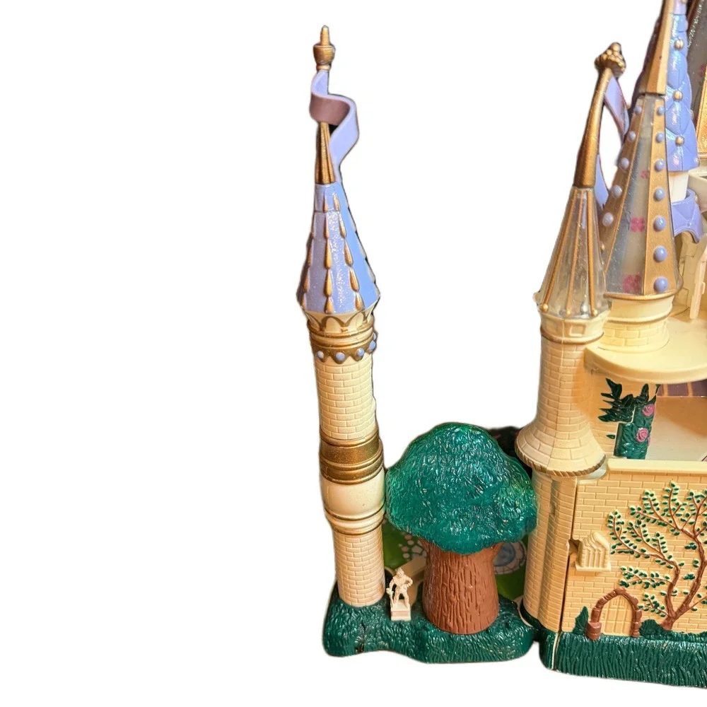 Trendmasters Disney Beauty & the Beast Castle Playset Purple Gold Vintage 1997